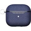 FLKWOP Vera Pelle per AirPods 4 Caso Auricolare Bluetooth Caso per apple J5V6 Modello Mucca Accessori 4 Lychee Naturale