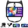 Roinvou 8 Core 4+64G Android Autoradio per Peugeot 206 206cc/Citroen C2 2001-2016, Stereo 2 DIN con 9 Pollici Schermo con GPS WiFi 32EQ DSP Mirror Link Bluetooth FM/RDS Radio SWC Retrocamera