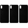 apgo BACK SKIN Film Pellicola protettiva Protezione Posteriore per Apple iPhone X, skin sticker film foil vinyl Nero Opaco