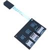 Qyrugcxs 2730 Strumenti di Attivazione Nano SIM Esterna Convertitore per Smartcard IC Card Extension 4In1 per Kit Adattatore SIM Card