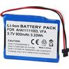 CHUNCAIL Batteria adatta per batteria Tomtom Start 60 AHA11111003, VFA (3,7 V 900 mAh)