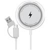 Generic Caricabatterie per telefono senza fili, caricatore magnetico per telefono,Tappetino di ricarica magnetico - Accessorio di ricarica rapida portatile per tablet, telefoni e smartphone