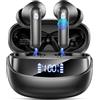 Nerunsa Cuffie Bluetooth, Auricolari Bluetooth HiFi Immersivo Cuffie Wireless In Ear