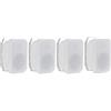 McGrey OLS-5251WH Outdoor Speakers Set 4x - 2-Way System - IP56 - For Restaurant, Beer Garden, Terrace & Garden - 5.25 Woofer, 1 Tweeter - 50W, 8 Ohm, 70/100V - White