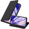 Cadorabo Custodia Libro per Apple iPhone XR in NERO DI NOTTE - con Vani di Carte, Funzione Stand e Chiusura Magnetica - Portafoglio Cover Case Wallet Book Etui Protezione