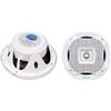 Lanzar AQ6CXW 400 Watts 6.5-Inch 2-Way Marine Speakers (White) by Sound Around