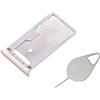 OnlyTech - Cassetto per scheda Dual SIM e scheda di memoria Micro SD per Xiaomi Mi Max 2 oro + strumento di estrazione