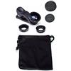 K-S-Trade 3in1 Compatibile con Samsung Galaxy A53 5G Lenti FishEye (180°) Grandangolo (0.67x) Macro Clip-On Lente Obiettivi Smartphone Telefono Telecamera Cellulare Obiettivi