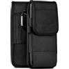 moex Agility Case per Ulefone Armor 25T / 25T Pro Custodia con passante per cintura, custodia per cellulare da esterno, in nylon, con moschettone, colore: nero