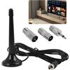 Fllyvly Antenna Radio DVB FM Telescopica con Base Magnetica e Cavo di 3 Metri, Compatibile con DTMB/ATSC/DVB-T2/DMB-T/ISDB-T, Ideale per Digitale Terrestre, Ricambio di Alta Qualità per Ricezione Ottimale