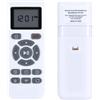 GOUYESHO RC1507 Telecomando di ricambio per aspirapolvere robot Ecovacs Deebot N79 N79S N79W M80 M81 (bianco)