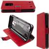 caseroxx Custodia libro per Cubot King Kong 7, in finta pelle rosso, con chiusura magnetica e supporto interno