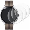 savvies 4 Pezzi Full-Screen Pellicola Protettiva per Xiaomi Watch 2 Pro Full Cover Pellicola Copertura [Completa Trasparente, 3D Curved]