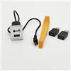 MORREZ USB for auto for cavo adattatore di ingresso slot interfaccia USB presa pulsante adatto for Ford Fit for Focus 2 Mk2 2009 2010 2011 (Color : Silver 1 Set)