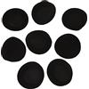 Lanko 4 paia di cuffie da 55 mm, in schiuma per auricolari, colore: nero