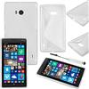 ebestStar - Cover Compatibile con Nokia Lumia 930 Custodia Protezione S-Line Design Silicone Gel TPU Morbida e Sottile + Mini Penna, Trasparente [Apparecchio: 137 x 71 x 9.8mm, 5.0'']