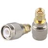 Futheda 2PCS SMA Male to TNC Male RF Coaxial Adapter TNC to SMA Coax Jack Low Loss Connector Compatible with CB Antenna Radio WiFi WiMax Phone Wireless Instrumentation 2G 3G 4G LTE Antenna Router