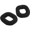 Ruimou 1 paio di spugne in velluto con nastro adesivo nero cuscinetti auricolari di ricambio compatibili con auricolari Astro A40 TR A50 Gen3 Gen4