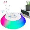 Fravsiu Altoparlante per piscina galleggiante | Altoparlante per piscina wireless | Altoparlante impermeabile | Altoparlante da bagno wireless con luci colorate, 8 modalità di illuminazione per piscina