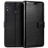 Shantime Custodia portafoglio in pelle per Honor View 10 Lite - Nero