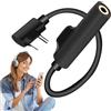 Générique Headphone Jack Adapter | Audio Converter Headphone Jack Adapter - Cell Phone Accessories, USB C to 3.5mm Audio Cable for Most Smartphones Accessories