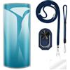 ESACMOT ESCAMOT [4 in 1] Custodia Compatibile con Nokia 105 4G 2021 con Lanyard, Cinturino da Polso e Anello, Cover Anti-Caduta Kit da Viaggio Sicuro (set blu)