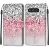 KENHONER Cover Compatibile con Google Pixel 9 Pro XL, Premium Pelle PU Portafoglio Flip Libro Custodia per Google Pixel 9 Pro XL [Protezione Completa] - rosa