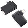 TV xStream Adattatore OTG, 90 adattatore porta USB ad angolo sinistro, cavo micro OTG compatibile con Firestick 2a generazione, 3a generazione e 4K, smartphone Android, tablet, Rii, Logitech Keyboard, SNES, NES