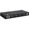 Générique Splitter HDMI 1x4 Ultra HD 4K@60Hz HDR, Downscaling 1080p, Gestione EDID Avanzata, CEC Pass-Through, LED, Micro-USB