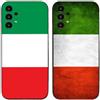Generic Custodia Per Samsung Galaxy A32 4G I Retro Bandiera Italia Stampato I TPU Gel Silicone I 2 Pz Posteriore Della Copertura Della Cassa Del Telefono