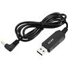 YOKIVE DC 5V a DC 9V USB Step Up Tensione Convertitore, Cavo Alimentazione con DC Gomito Jack 4,0 mm x 1,7 mm, Ottimo per Router, Auto Guida Registratore (Nero, 6W 1A)