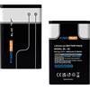 PowerTrust Confezione da 2 batterie BL5C BL-5C, 1580 mAh, per Nokia 2112, 2118, 2255, 2270, 2280, 2300, 2600, 2610, 3125, 3230, 1100, 1600