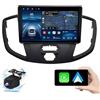 DAEFAG Android 14 Autoradio per Ford Transit 2013-2018 9 Pollici Stereo Auto Radio Doppio Din con CarPlay/Android Auto GPS USB Bluetooth WIFI FM Comandi al volante Touchscreen(B,P1(1G+32G))
