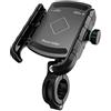 TETARI Porta Cellulare Bici Supporto Telefono Moto Base Ricarica Wireless Caricatore Rapido 3.0 Supporto Moto GPS Supporto Manubrio Cellulare Telefono 4-7 Pollici Supporto Telefono Moto(M8S Without Charger)