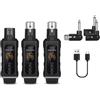 Ptdfjspt Adattatore XLR Condensatore 48V Trasmettitore Ricevitore Microfono Wireless per Microfono Dinamico Chitarra Mixer Audio