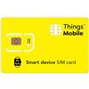 Things Mobile SIM Card per SMART DEVICE - Things Mobile - con copertura globale e rete multi-operatore GSM/2G/3G/4G LTE, senza costi fissi, senza scadenza e tariffe competitive con 10€ di credito incluso