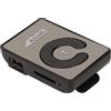 VBESTLIFE Lettore MP3 con Clip Posteriore, Mini Lettore MP3 Digitale Portatile, Lettore Musicale con Audio Senza Perdita di Dati con Auricolare per la Corsa Sportiva (Nero)
