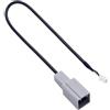 CTAB Adatto for Subaru, H0nda, Toyota, Mazda, Radio CD, Android, Navigazione, Auto, Aux, Audio, Media, Dati, Cavo, Adattatore USB, Spina a 4 PIN(4Pin)