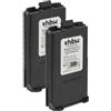 vhbw 2x batteria compatibile con Pofung UV-5RE, UV-5RA, UV-5R radio (1800mAh, 7,4V, Li-Ion)