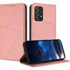 VEGOSCASE Cover per Samsung Galaxy A52, Flip Libro Custodia Pelle PU Portafoglio con Slot per Schede [Supporto Stand] Magnetica Cover per Galaxy A52, Rosa