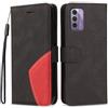 hdqICase Compatibile con Nokia G42 5G - Custodia Sottile Bicolore con Morbida Pelle Tatto e TPU, Slot per Schede Cover