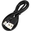 dissot Cavo di alimentazione USB da 5,5 mm/2,1 mm 5 V DC (nero, 75 cm)