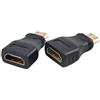 TIANTIAN Nero Mini HDMI compatibile convertitore maschio a cavo di prolunga standard