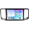 BXLIYER 9 Pollici Autoradio Per VW Sharan (2012-2018) - Senza fili CarPlay + Android Auto - Android 15 - GRATUITI Camera - DAB Volante Mirror-link DSP Dual-Band WIFI - 2 Din