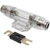 tomzz Audio 5800-027 Portafusibili ANL in nichel satinato per cavi fino a 50qmm con fusibile ANL da 100A
