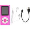 SUNGOOYUE Lettore MP3 da 64 GB, Mini Lettore Musicale Portatile Bluetooth Lossless Sound Supporto Registratore Vocale Schermo HD da 1,8 Pollici per Sport Corsa Camminata