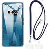 Shantime Custodia TPU con Tracolla/Collana a Spalla Compatibile con Nothing Phone 3A 5G, Cover Protettiva Antiurto con Laccio Regolabile