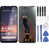 zaorunjs phone Accessories Display LCD del Telefono Cellulare Schermo LCD TFT per Nokia 3.2 con Digitazer Full Assembly (Nero) Parte di Riparazione