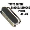 Nd Ricambio Part Power Key Switch Lock Button Tasto On off accensione per iPhone 4