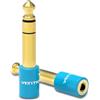 VENTION Adattatore audio maschio da 1/4 a femmina da 3,5 mm - Cuffie adattatore stereo da jack da 6,35 mm a jack da 3,5 mm per cuffie, amplificatore, stereo o mono - Pa